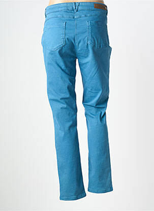 Pantalon slim stretch taille normale bleu JULIE GUERLANDE femme
