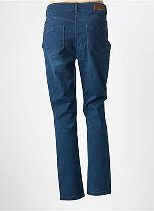 Jeans coupe slim stretch taille normale bleu JULIE GUERLANDE femme