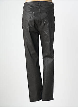 Pantalon slim tissage enduit taille normale noir DEVERNOIS femme