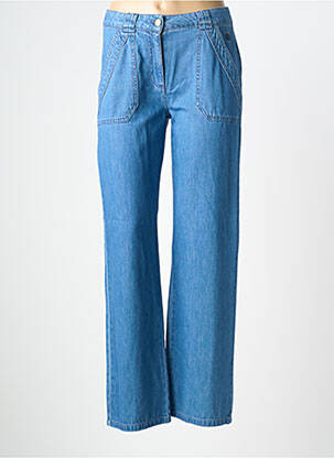 Jeans coupe large taille normale taille normale bleu DEVERNOIS femme