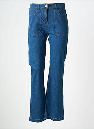 Jeans coupe large stretch taille normale bleu DEVERNOIS femme