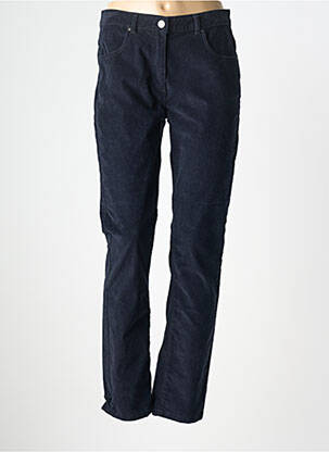 Pantalon slim stretch taille normale bleu DEVERNOIS femme
