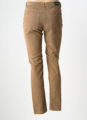 Pantalon slim stretch taille normale beige DEVERNOIS femme
