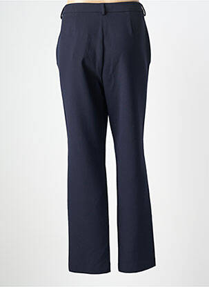 Pantalon droit stretch taille normale bleu DEVERNOIS femme