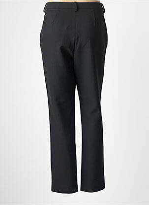 Pantalon droit stretch taille normale noir DEVERNOIS femme
