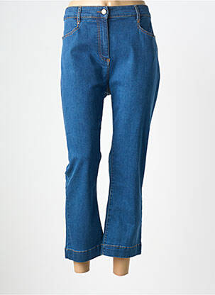 Jeans coupe droite stretch taille normale bleu DEVERNOIS femme