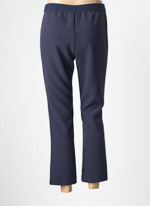 Pantalon 7/8 stretch taille normale bleu DEVERNOIS femme