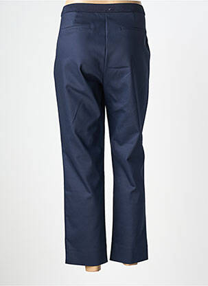 Pantalon 7/8 stretch taille normale bleu DEVERNOIS femme