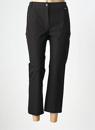 Pantalon 7/8 stretch taille normale noir DEVERNOIS femme