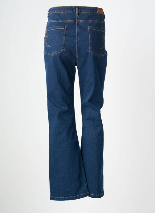 Jeans coupe droite stretch taille normale bleu DEVERNOIS femme