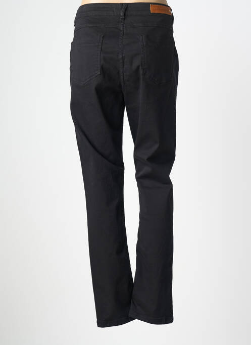 Pantalon slim stretch taille normale noir JULIE GUERLANDE femme