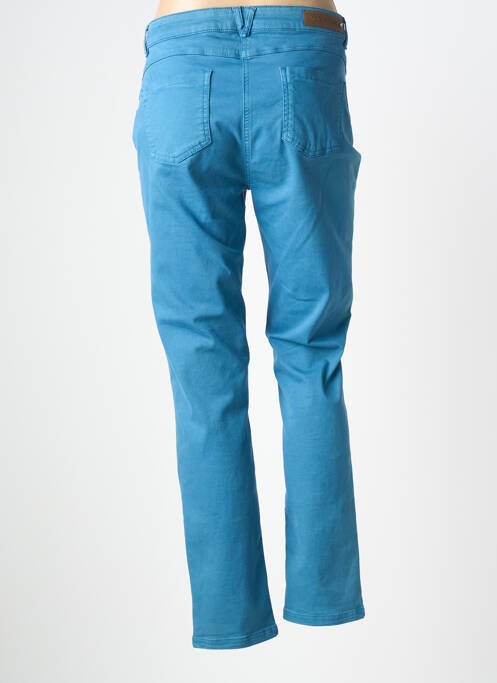 Pantalon slim broderie rivets taille normale bleu JULIE GUERLANDE femme