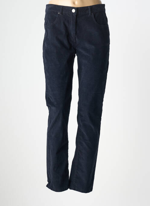 Pantalon slim stretch taille normale bleu DEVERNOIS femme