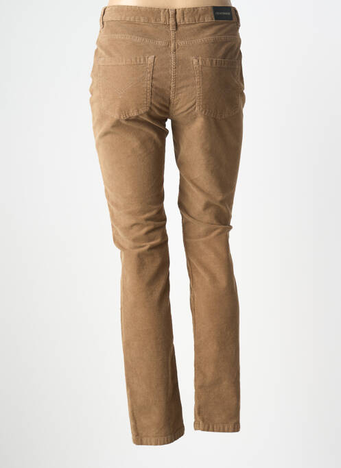 Pantalon slim stretch taille normale beige DEVERNOIS femme
