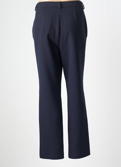 Pantalon droit stretch taille normale bleu DEVERNOIS femme