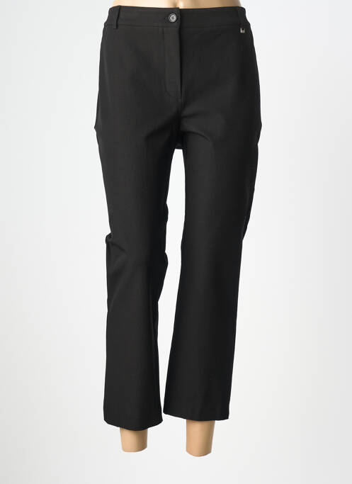 Pantalon 7/8 stretch taille normale noir DEVERNOIS femme