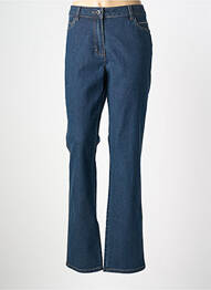Jeans coupe slim stretch taille normale bleu JULIE GUERLANDE femme