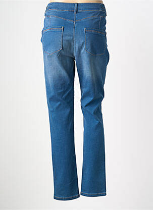 Jeans coupe slim stretch taille normale bleu JULIE GUERLANDE femme