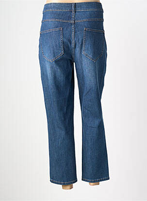 Jeans coupe slim stretch taille haute bleu JULIE GUERLANDE femme