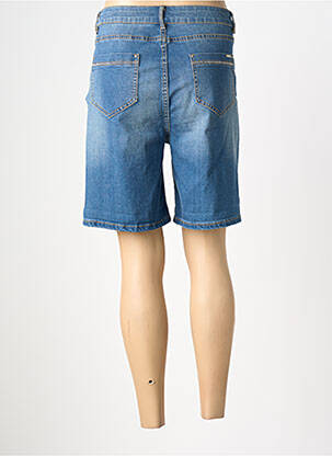 Bermuda coupe droite taille normale bleu DIANE LAURY femme