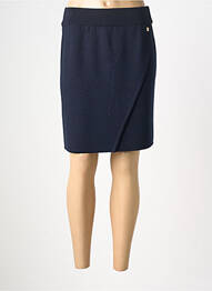 Jupe courte taille haute bleu DEVERNOIS femme