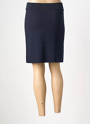 Jupe courte taille haute bleu DEVERNOIS femme