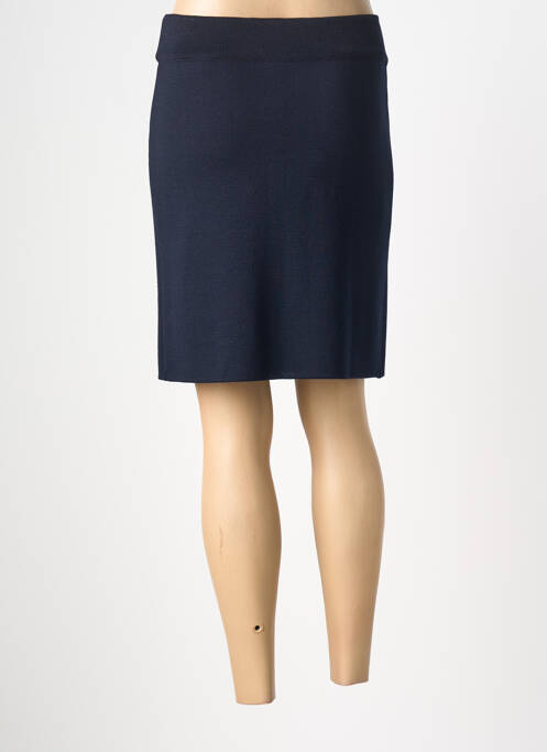 Jupe courte taille haute bleu DEVERNOIS femme