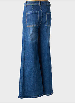 Jean coupe flare taille normale taille normale bleu MELLY & CO femme