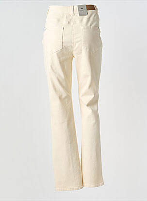 Jeans coupe slim tissage brut taille normale beige DIANE LAURY femme