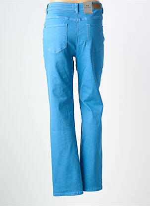 Pantalon slim tissage popeline taille normale bleu DIANE LAURY femme
