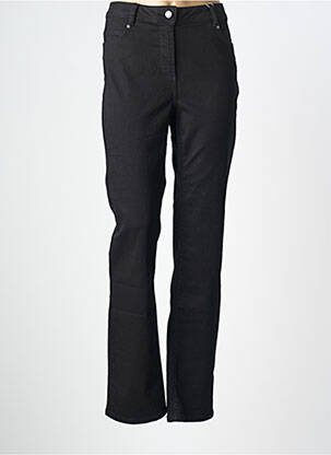 Jeans coupe slim tissage brut taille normale noir DIANE LAURY femme