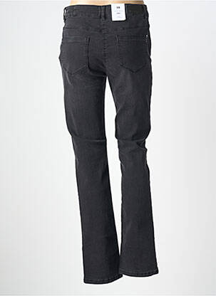 Jeans coupe slim tissage brut taille normale noir JULIE GUERLANDE femme