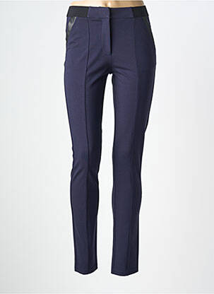 Pantalon slim taille élastique taille normale bleu DIANE LAURY femme