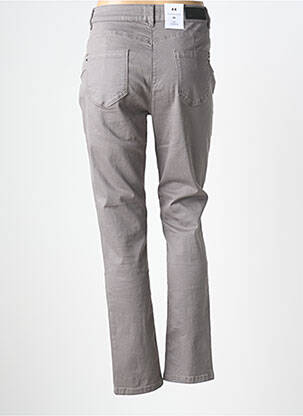 Jeans coupe slim tissage brut taille normale gris JULIE GUERLANDE femme