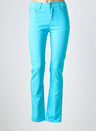 Jeans coupe slim tissage brut taille normale bleu VOGGO femme