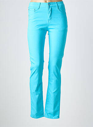 Jeans coupe slim tissage brut taille normale bleu VOGGO femme