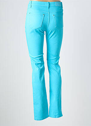 Jeans coupe slim tissage brut taille normale bleu VOGGO femme
