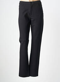Pantalon slim tissage popeline taille normale noir SCORZZO femme