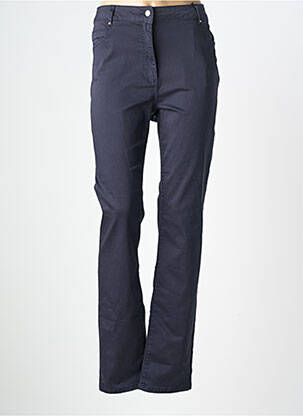 Jeans coupe slim stretch taille normale bleu JULIE GUERLANDE femme