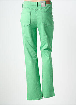 Jeans coupe slim tissage brut taille normale vert DIANE LAURY femme