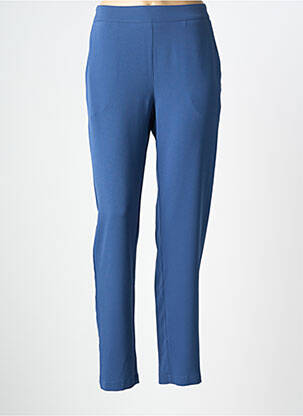 Pantalon slim taille élastique taille normale bleu DEVERNOIS femme