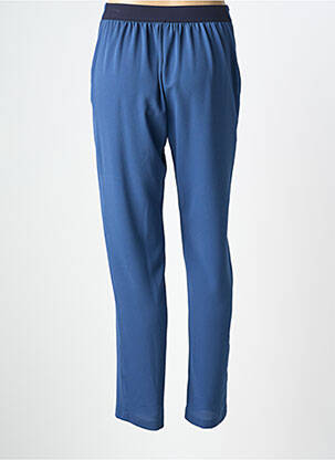 Pantalon slim taille élastique taille normale bleu DEVERNOIS femme
