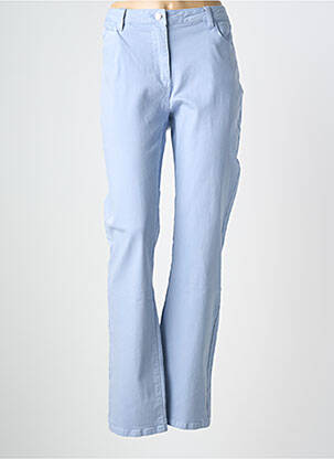 Pantalon slim taille normale taille normale bleu DIANE LAURY femme