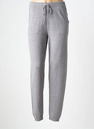 Pantalon slim taille élastique taille normale gris C'EST BEAU LA VIE femme