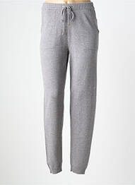 Pantalon slim taille élastique taille normale gris C'EST BEAU LA VIE femme