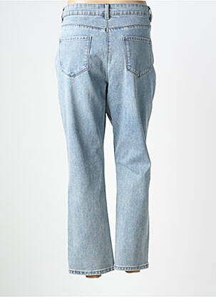 Jeans coupe droite taille normale taille normale bleu JULIE GUERLANDE femme