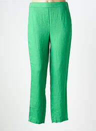 Pantalon slim taille élastique taille normale vert DEVERNOIS femme