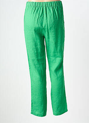 Pantalon slim taille élastique taille normale vert DEVERNOIS femme