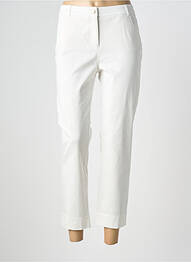 Jeans coupe slim tissage brut taille normale beige DEVERNOIS femme
