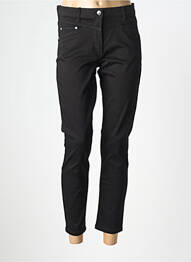 Pantalon slim tissage popeline taille normale noir BETTY BARCLAY femme